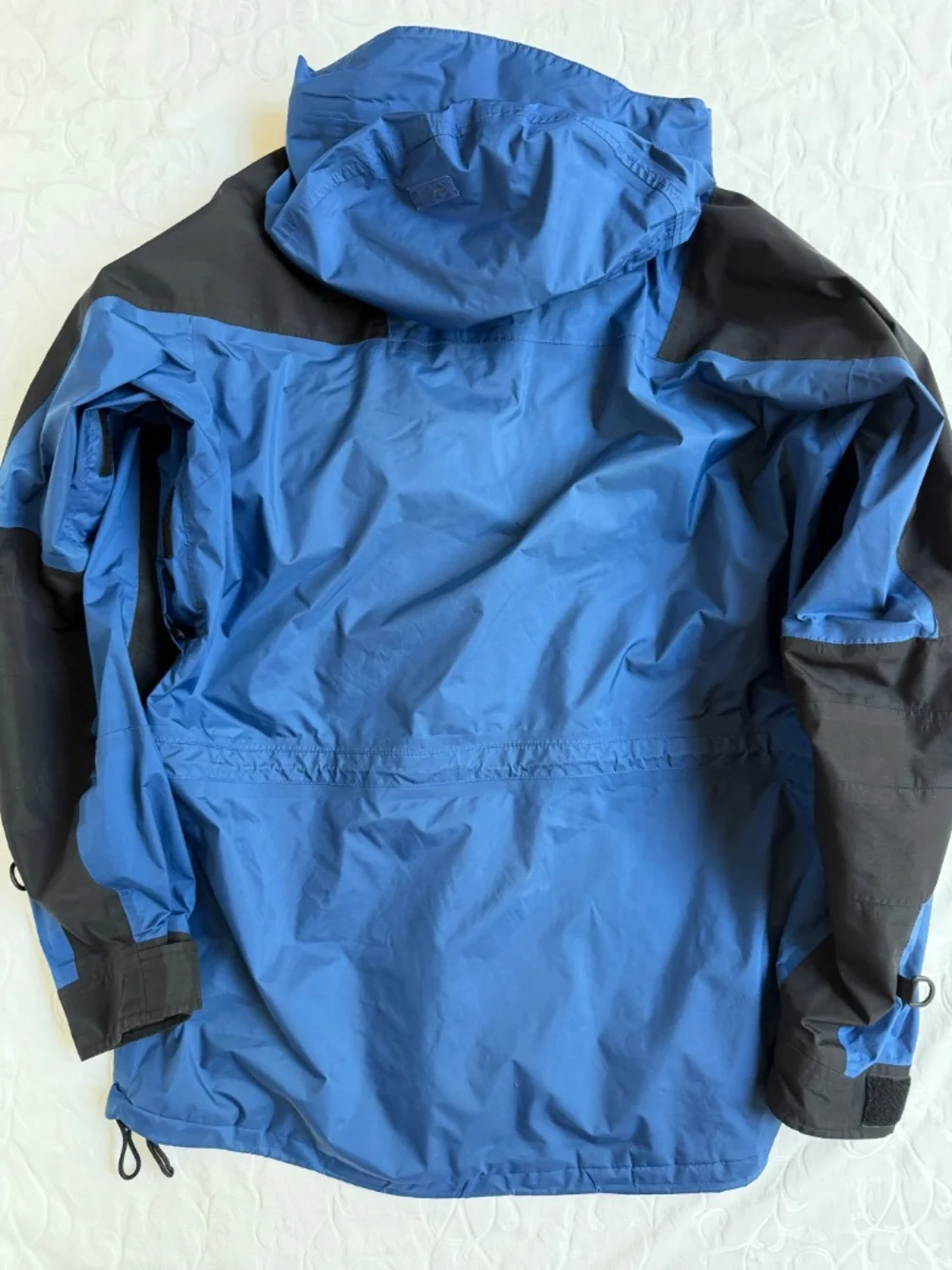 Men’s North Face Gore-Tex Mountain Jacket Shell Only Blue Black Sz L
